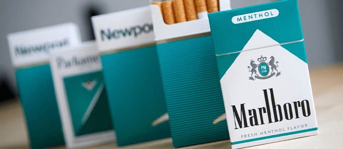 Menthol cigarettes only here